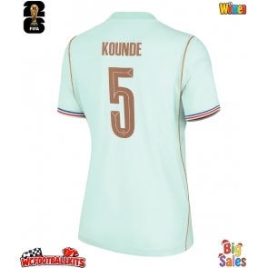 France Jules Kounde #5 Replica Away Stadium Shirt for Women World Cup 2026 Short Sleeve